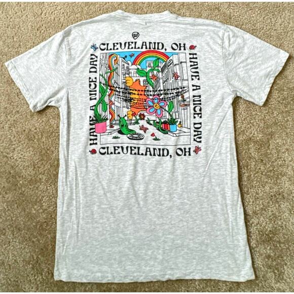 Where I’m From “Have A Nice Day” Cbus Crew Grey Tee Top T-shirt Men Size Small - Picture 1 of 8